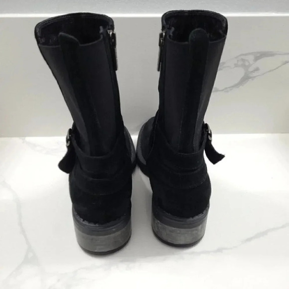 Aquatalia Suede Above Ankle Lug Sole Style Boots - Picture 6 of 16